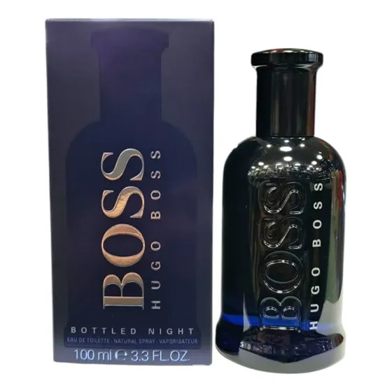 Perfume Hugo Boss Bottled Night Edt 100ml Para Hombre
