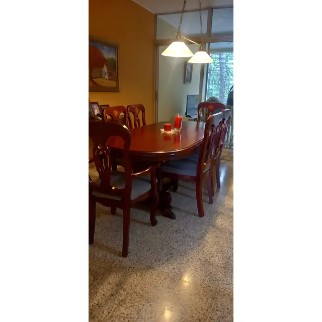 Vendo Comedor De Caoba Tallado