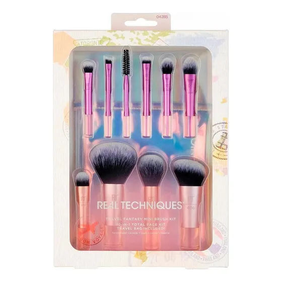 Kit de brochas Mini Brush Travel Fantasy de Real Techniques color violeta
