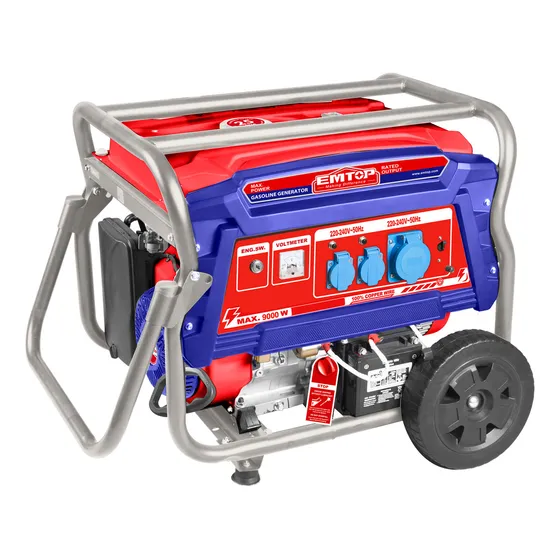 Generador A Nafta 9 Kw Arranque Electrico Y Manual Emtop