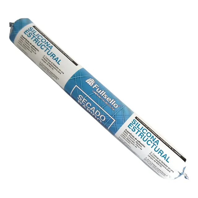 Sello Silicona Estructural Secado Rápido Negro 600ml 