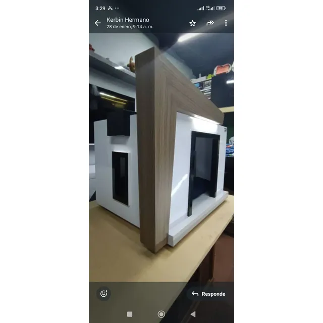 Casa Para Perros Moderna Con Iluminación Led 