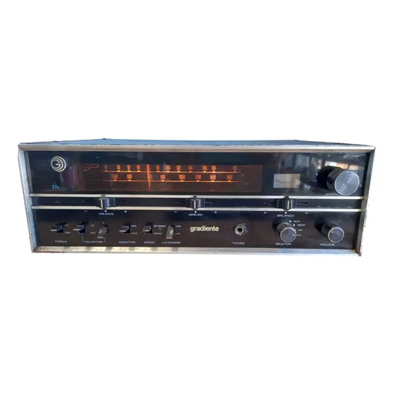 Receiver Gradiente Str 900 Antigo Anos 80 Funciona 110/220v