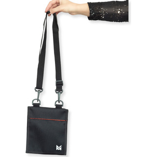 Shoulder Bag Preta Redinha Tira Colo Impermeável Multiuso Shoulder Bag Preta Redinha Tira Colo Impermeável Multiuso