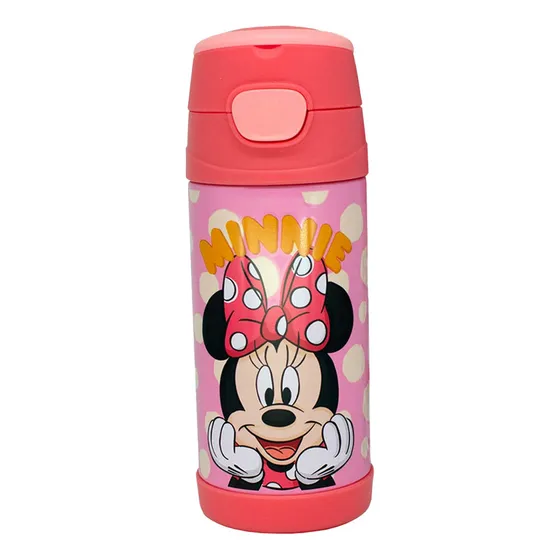 Garrafa Térmica Infantil Top Minnie Mouse 350 Ml Disney