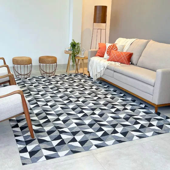 Tapete 1,00x1,50 Escritório Sala Quarto Varanda Luxuoso