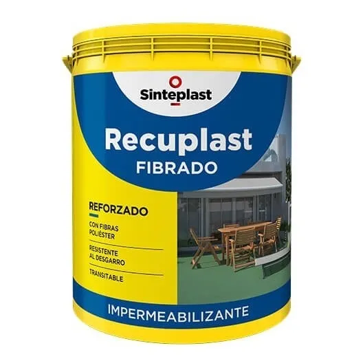 Recuplast Fibrado Color Teja X 10kg Envio Flex