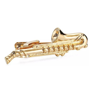 Pisacorbata Saxofon Dorado Musica Instrumento Pisa Corbatas Pisacorbata Saxofon Dorado Musica Instrumento Pisa Corbatas