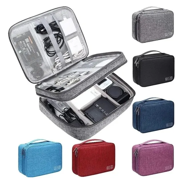 Estuche Organizador Cables Bolsa Viaje Almacenar M Yanua