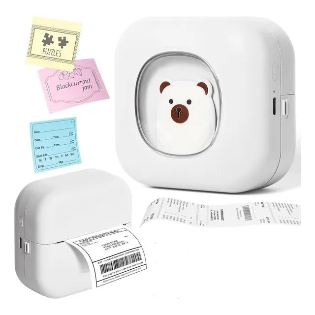 Mini Impresora De Pegatinas Bluetooth Impresora Térmica