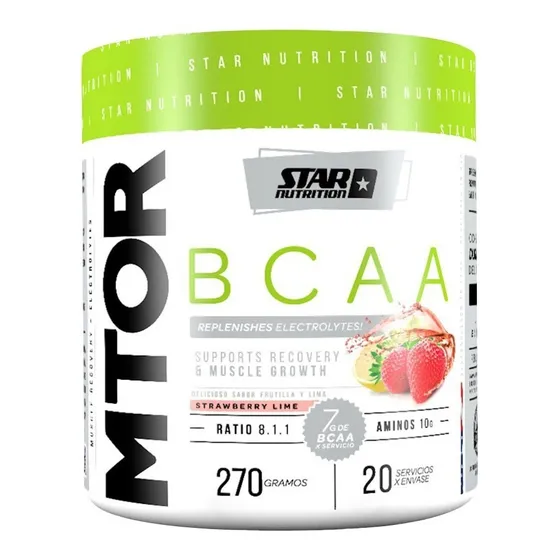 Bcaa Mtor 8.1.1 Star Nutrition Glutamina Electrolitos X 270g