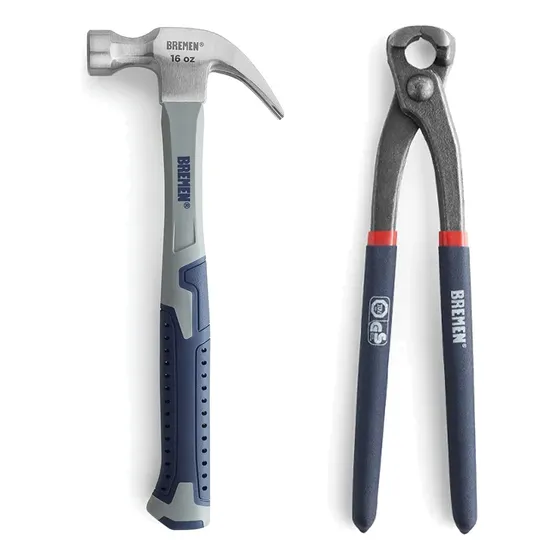 Combo Set Martillo Galponero Y Tenaza 12bremen Construccion