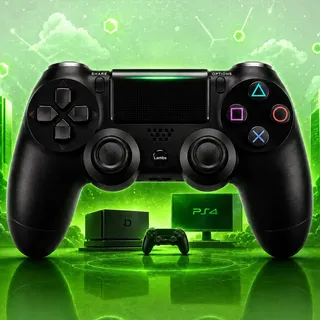 Controle Para Ps4 Sem Fio Bluetooth Joystick Pro Compativel Sony Playstation Vid