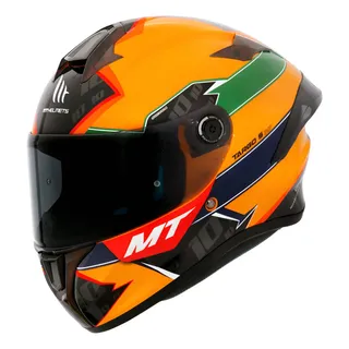 Capacete Mt Helmets Targo S Diogo Moreira A3 Ayrton Senna
