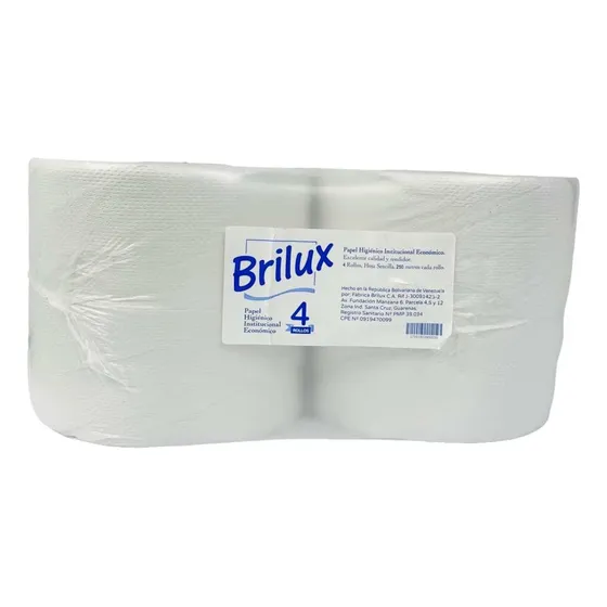 Papel Higiénico Institucional 9 Pulgadas 1x4x250mts