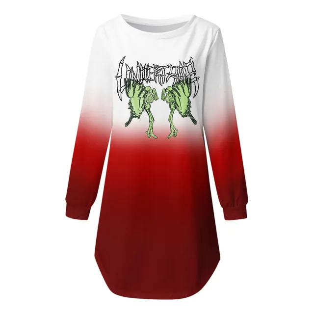 Blusa Gran Tamaño Hombro Descubierto Para Mujer Manga Larga