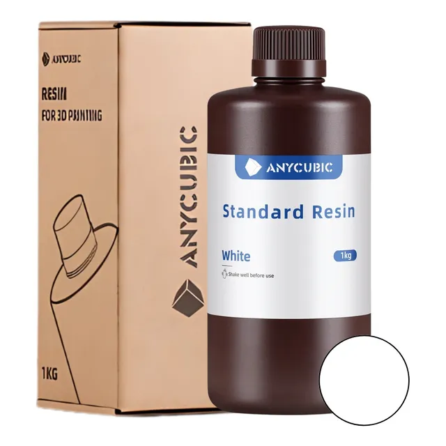 Resina Impresora 3d Anycubic Estándar 1kg Uv405nm Xipecúbico Blanco