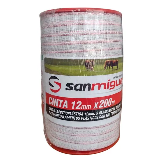 Cinta Para Cerco / Alambrado Electrico / Boyero X 200 Mts