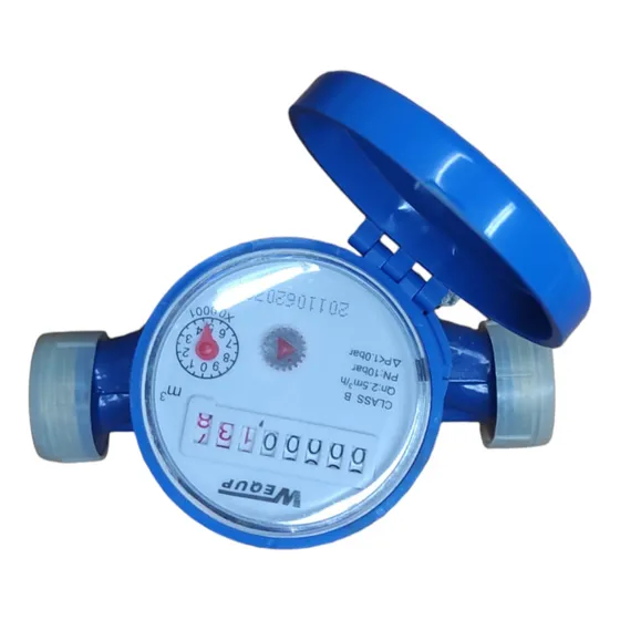 Medidor De Agua 3/4 Contador De Flujo Wequp Cuadrante Seco