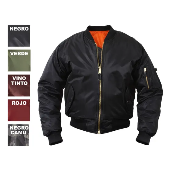 Chaqueta De Vuelo Ma-1 Reversible Tiendas Caracas Y Maracay
