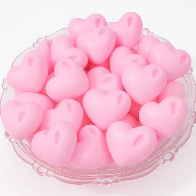 50 Sabonetes Mini Coração Grande - Promoção Dia Das Mães