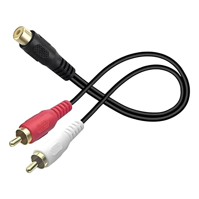 Cable 2 Rca Macho A 1 Rca Hembra Audio Video - Tecnópolis