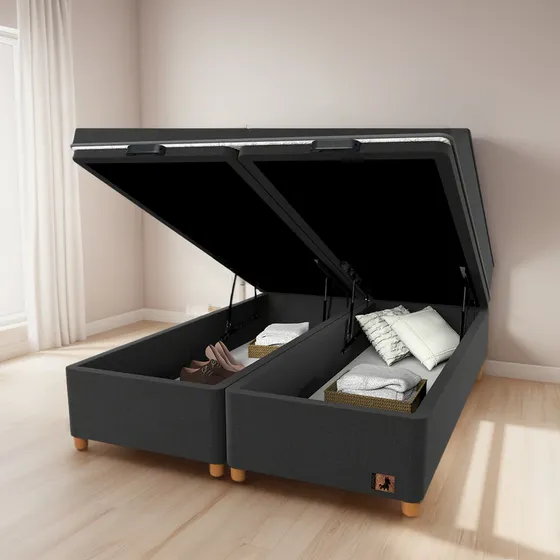Cama Baúl King  Base Baúl 180x200 Cm