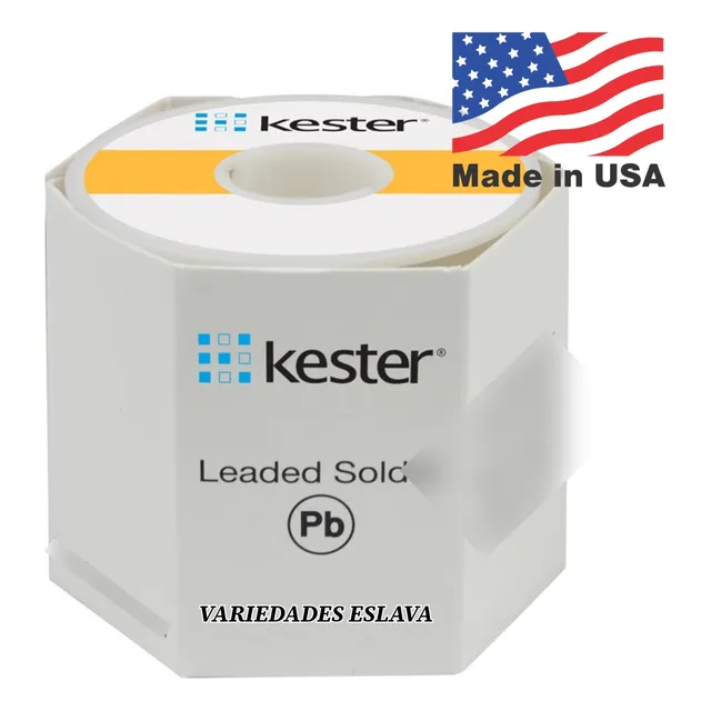 Rollo Estaño Kester 63/37 0.8mm Fino Núcleo Resina 66/44