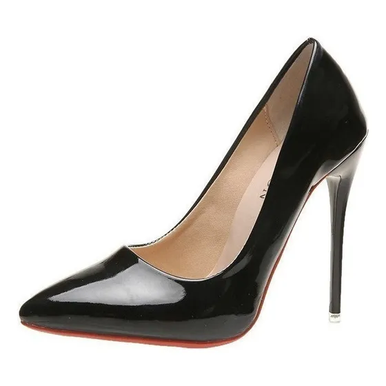 Elegantes Tacones Altos Mujeres Emprende Zapatos 12 Cm [u]