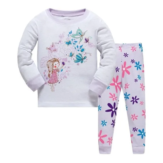 Pijama Largo Algodón Niños Otoño/invierno