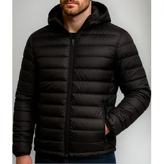 Jaqueta Puffer Bobojaco Casaco De Frio Com Capuz RemovĂvel Jaqueta Puffer Bobojaco Casaco De Frio Com Capuz RemovĂvel