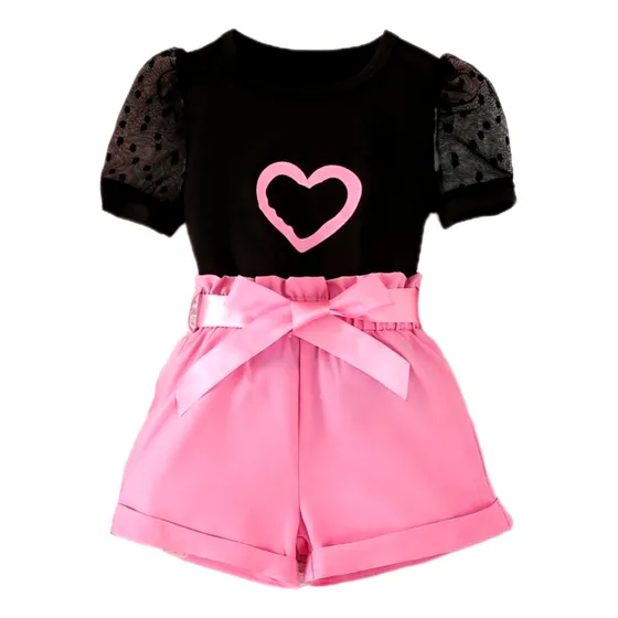 Conjuntos Shorts De Niñas 