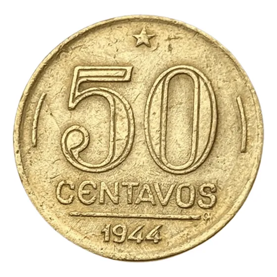 Moeda Do Brasil - 50 Centavos - (1942 - 1947)