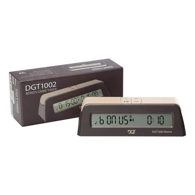 DGT 1002 Negro Reloj De Ajedrez Portátil
