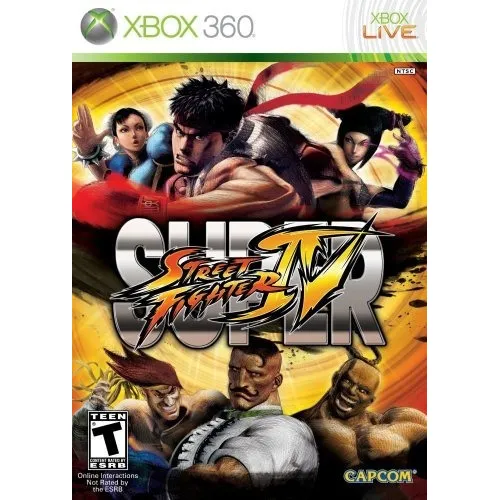 Videojuego Super Street Fighter 4 Para X-box 360