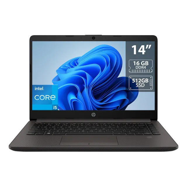 Laptop Hp 240r G9: Intel Core I5, 16gb, Ssd 512gb, 14 , W11h Color Negro