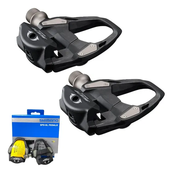 Pedal Shimano 105 Pd R7000 Carbono Speed Com Tacos
