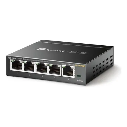 Switch Gigabit Easy Smart Tl-sg105e De Mesa Com 5 Portas Tp-link 100v/240v