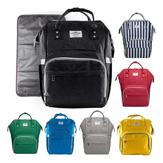 Mochila Maternal Mamá Bebé Bolso Mujer Bolsillos Termicos