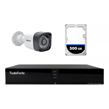 Kit 8 Câmeras Tf 2020b + Dvr Tfhdx 3308 Hd 500gb