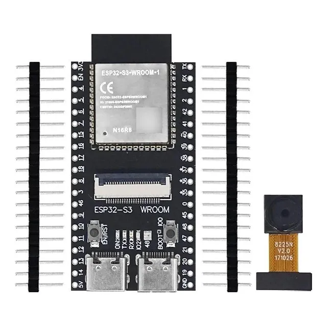 Esp32 S3 Wroom Devkitc1 N16r8 Wifi Ble 5 Cam Ov2640 Usb-c