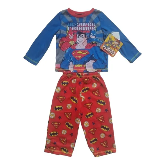 Pijama Niño Superman Dccomics Importada