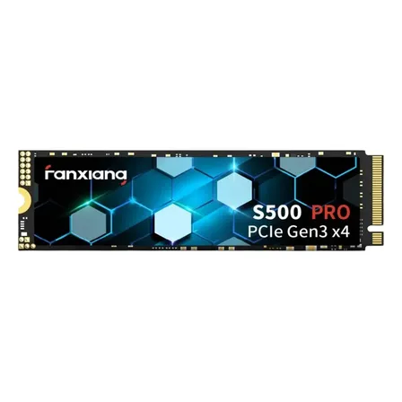 SSD Interno 512GB Fanxiang NVMe M.2 2280 Pcie3.0 S500PRO Gamer Negro