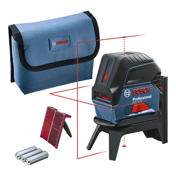 Nivel Laser Combinado De Linhas 15 Metros Com Pontos Bosch Gcl 2-15 C/ Case