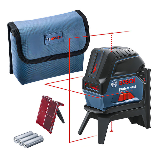 Nivel Laser Combinado De Linhas 15 Metros Com Pontos Bosch Gcl 2-15 C/ Case Nivel Laser Combinado De Linhas 15 Metros Com Pontos Bosch Gcl 2-15 C/ Case