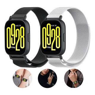 2pzs Correa Acero Inoxidable Para Redmi Watch 5 Active/5lite 2pzs Correa Acero Inoxidable Para Redmi Watch 5 Active/5lite