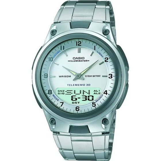 Reloj Casio Aw80d-7a Con Cronógrafo Deportivo Y Alarma Con 1