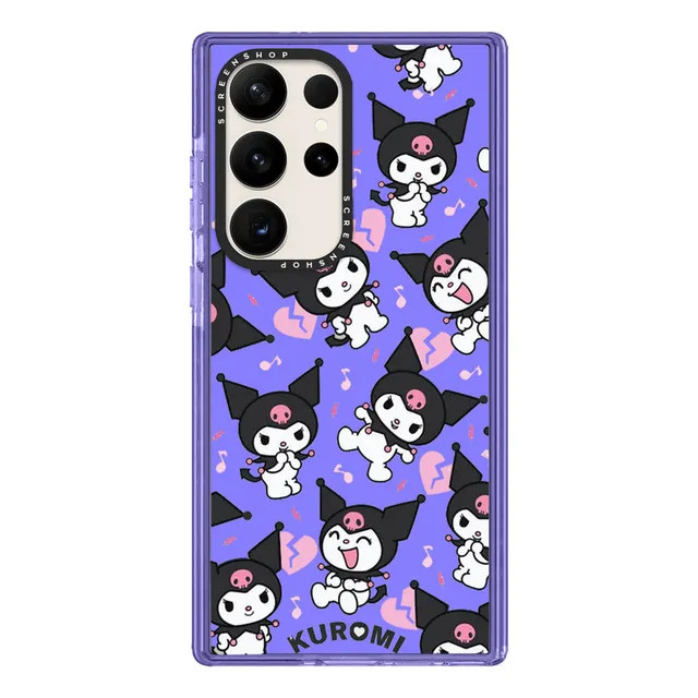 Case Samsung Galaxy S24 Ultra Kuromi Lila Transparente