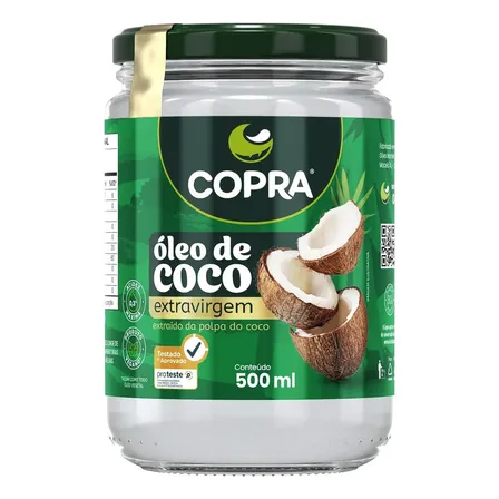 Óleo De Coco Extra Virgem 500ml
