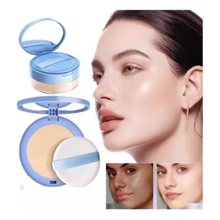 2x Gagk Base De Maquillaje Polvo Compacto Fijador Matte 2x Gagk Base De Maquillaje Polvo Compacto Fijador Matte